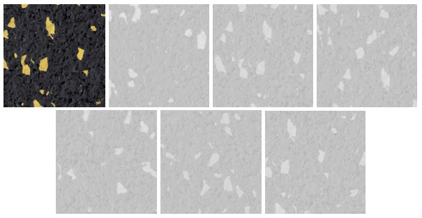 Podlaha SPORTEC NEON 8 mm, farebný EPDM granulát - Varianta: Podlaha SPORTEC NEON 8 mm, barevné granule EPDM, růžová