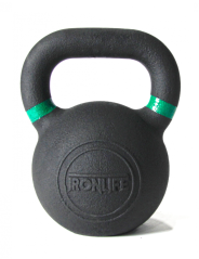 Kettlebell litina na cvičení IRONLIFE hmotnost 24 kg