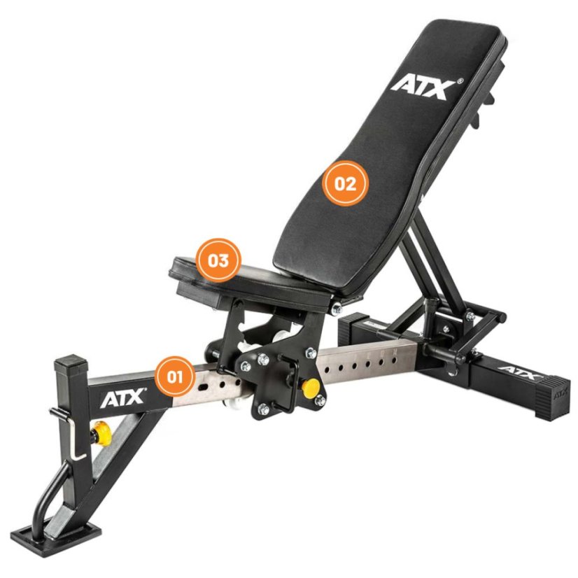 ATX Multibench RAS s negatívnym sklonom