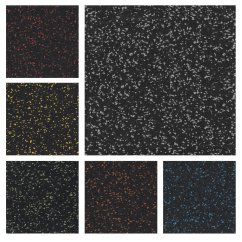 Podlaha SPORTEC COLOR 6 mm s 10% žíhaním