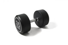 Jednoruční činka pogumovaná IRONLIFE 35 kg