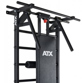 ATX LINE Wall Bar Gym Žebřina s hrazdou a posilovací lavice šikmá