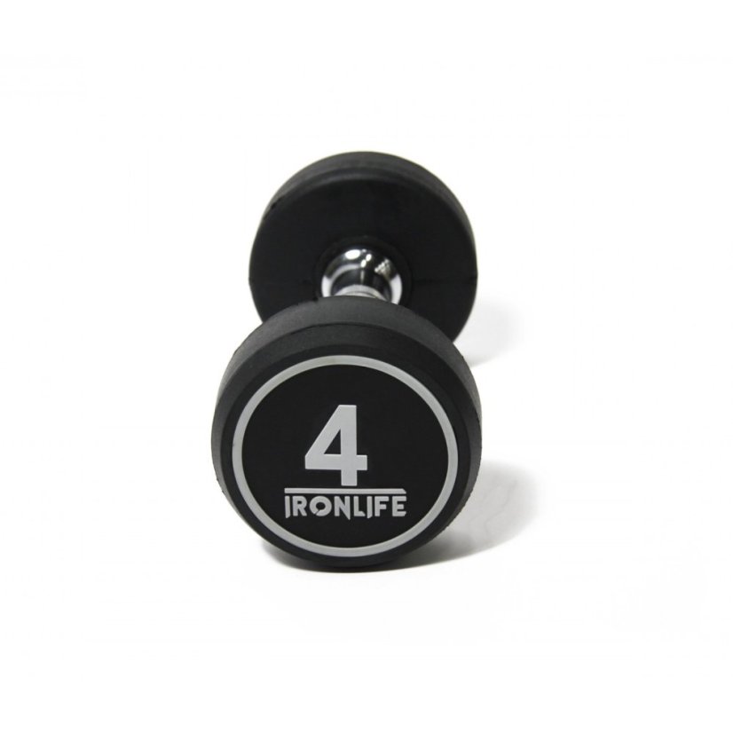 pogumovaná jednoruční činka