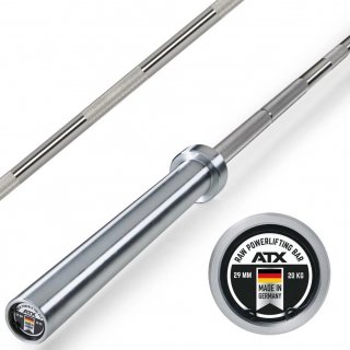 Olympijská tyč certifikovaná IPF ATX LINE Raw Powerlifting Bar
