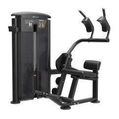 Posilovací stroje IMPULSE AB Machine - černý rám + černé čalounění