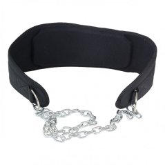 LIFEMAXX; Zátěžový opasek Dip Belt, černý