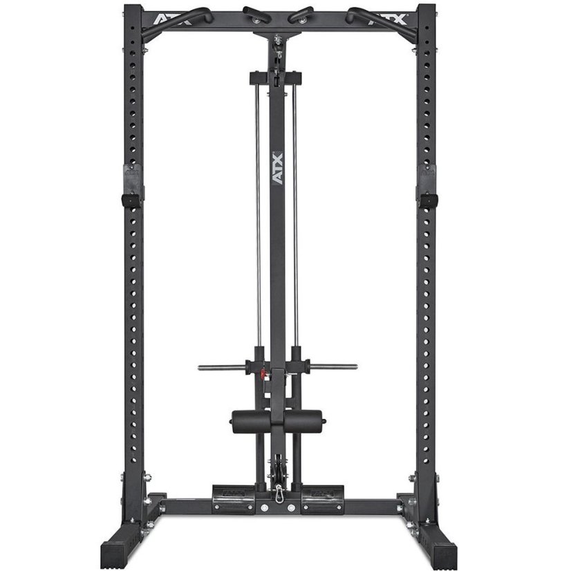 Stojan na dřepy ATX Half Rack 750 s kladkou na kotouče, výška 224 cm