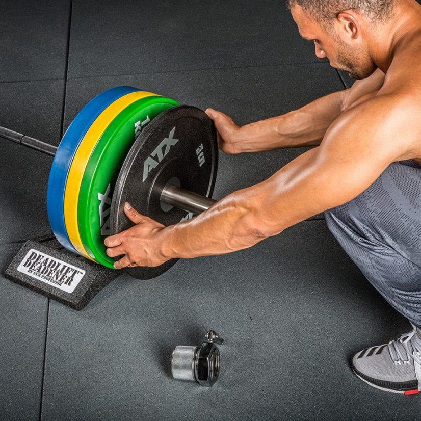 Stojan na činku pro mrtvý tah Deadlift Deadener ATX 500 mm, pár