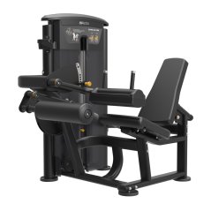 Posilovací stroj IMPULSE Seated Leg Curl - černý rám + černé čalounění