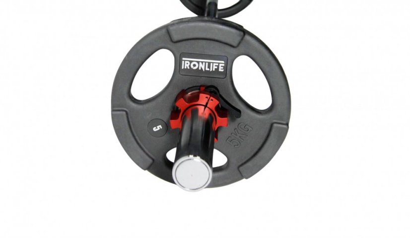 Suitable for all commercially available dumbbell bars Ø 30 mm, Für alle handelsüblichen Hantelstangen Ø 50 mm geeignet, Pasuje do wszystkich dostępnych w handlu drążków do hantli Ř 50 mm