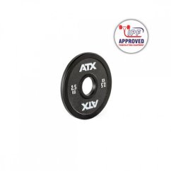 Kalibrovaný oceľový kotúč ATX RL 2,5 kg s reliéfnym povrchom