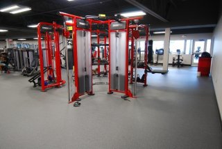 Podlaha do fitness role Comfort Flooring MIX tl. 6 mm, červená