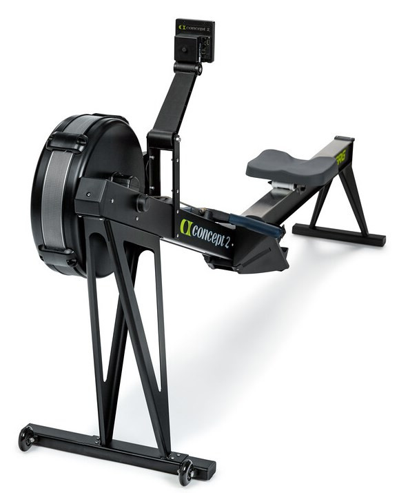 Veslovací trenažér Concept2, model E s monitorom PM5, čierny