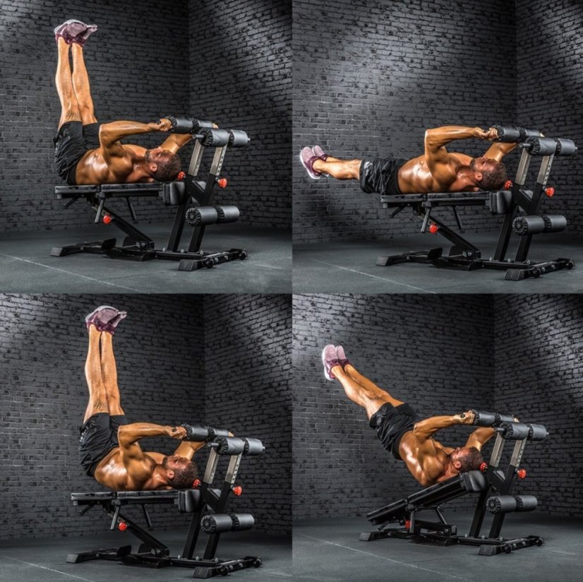 ATX LINE; Torso-Trainer - lavice na břicho polohovací