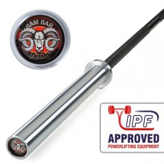 Olympijská tyč ATX LINE Ram Bar - Power Lifting Bar 2200/50 mm, úchop 28,5 mm