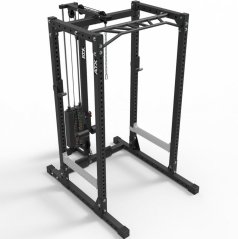 Power Rack PRX-720 s hornou kladkou + 115 kg tehly, výška 215,5 cm