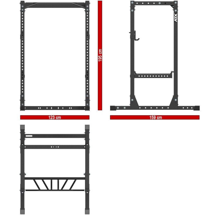 Power Rack ATX rozmery