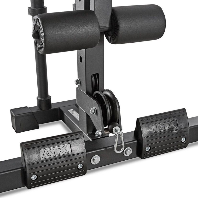 Stojan na dřepy ATX Half Rack 750 s kladkou na kotouče, výška 224 cm