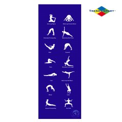 Podložka na jógu TRENDY JogaMat HOME 180 x 60 x 0,5 cm, modrá