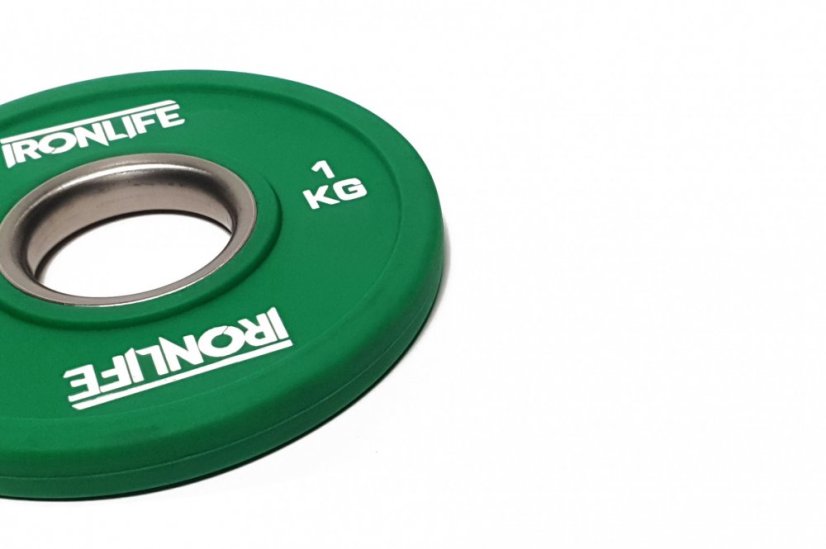 Frakční kotouč urethan IRONLIFE 1 kg, zelený