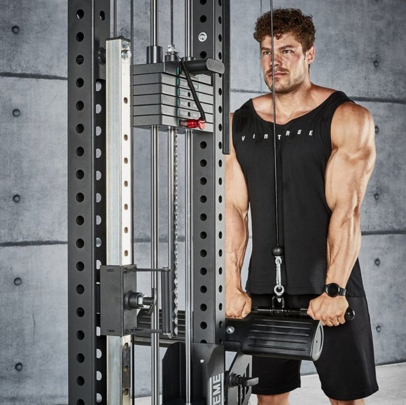 Kombinovaná horní a spodní kladka ATX LINE Trinity Tower 3 v 1, závaží 135 kg