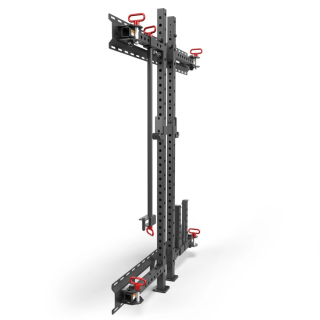 Half Rack na zeď ATX LINE Fold Back Rack, výška 198 cm - sklopný