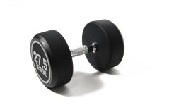 Jednoruční činka pogumovaná IRONLIFE 27,5 kg