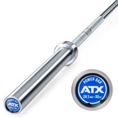 Olympijská tyč ATX Power Bar 2200/50 mm, úchop 28,5 mm