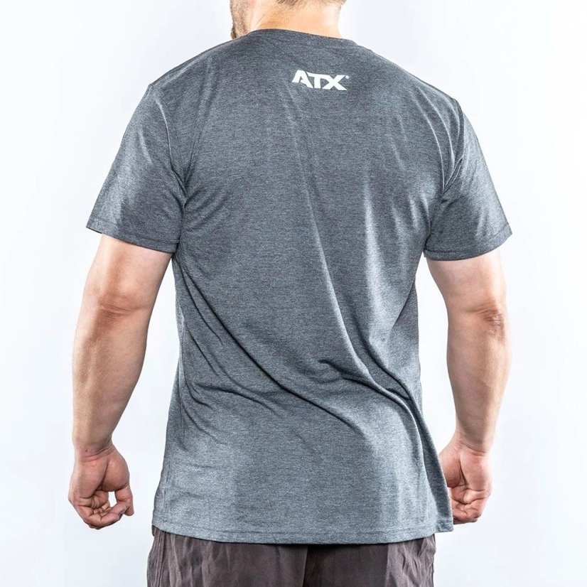 Tričko ATX Barbell Club, šedé - Varianta: Tričko ATX Barbell Club, šedé - vel. XXL