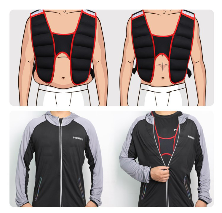 Zátěžová vesta PROIRON 5 kg