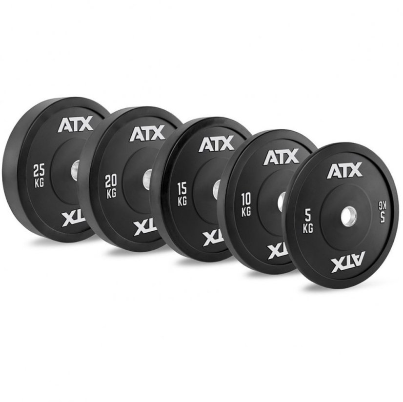 BUMPER disk ATX LINE 15 kg, ČIERNY