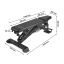 Polohovateľná lavička ATX Warrior Bench PU