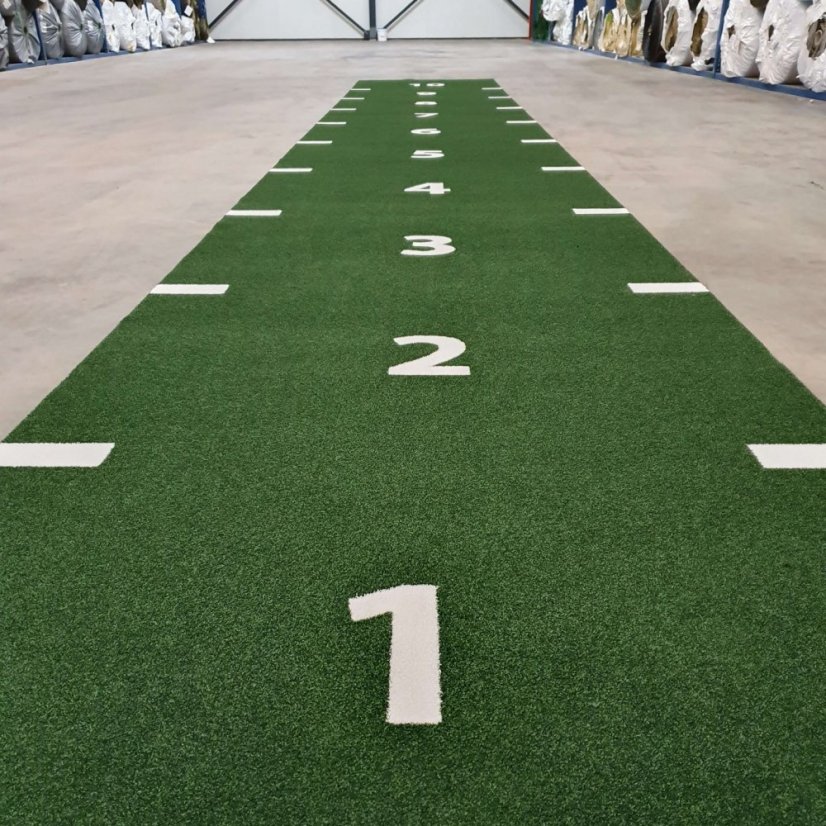 Sprint Track; Heavy Start & Finish, značky po 1bm, čísla, tl. 13 mm, žlutá, 1 m²