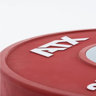 ATX LINE kotouč HQ Rubber Plates 25 kg, červený
