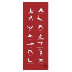 Podložka na jógu TRENDY HOME 180 x 60 x 0,5 cm, červená