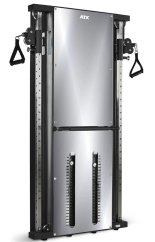 Multifunkčný posilňovací stroj ATX LINE strieborný, zrkadlo, 2 x 60 kg