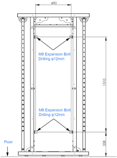 Multifunkční posilovací stroj ATX LINE černý, 2 x 60 kg