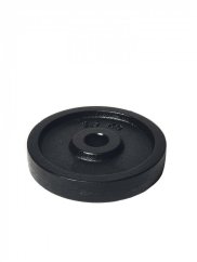 Činka s liatinovým kotúčom ARSENAL 2,5 kg, otvor 26 mm, ČIERNA