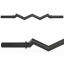 ATX LINE; SZ-Fat Curl Bar 1200/50MM, BLACK