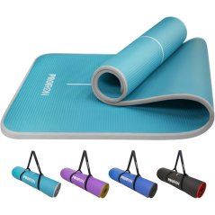 Podložka na cvičenie PROIRON NBR, 1830 x 660 x 10 mm - zelená/sivý lem