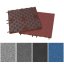 Podlaha SPORTEC STYLE PURCOLOR tl. 30 mm, 85% EPDM - Varianta: Style 50x50cm, Pur Color 85%, 30 mm, světle šedá