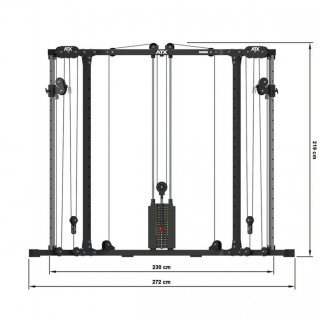 ATX LINE corner weight cage, counter pulleys, brick weights 90 kg