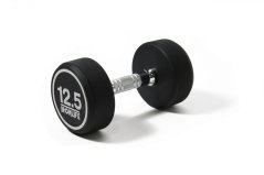 Jednoruční činka pogumovaná IRONLIFE 12,5 kg