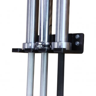 LIFEMAXX Vertical bar holder, wall mounted, for 3 pcs