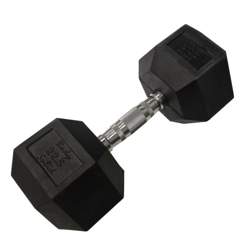 Hexa činka ARSENAL, pogumovaná s chromovaným madlem 17,5 kg