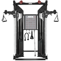 Multifunkčný posilňovací stroj ATX LINE Dual Pulley FTO-600, 2 x 90 kg tehlové závažia