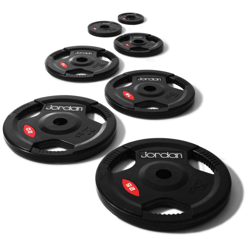 Olympijský kotouč pogumovaný JORDAN 2,5 kg, otvor 50 mm