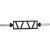 ATX LINE camber bar, axle with parallel grips, 1200/50 mm