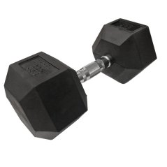 Hexa činka ARSENAL, pogumovaná s chromovaným madlem 22,5 kg