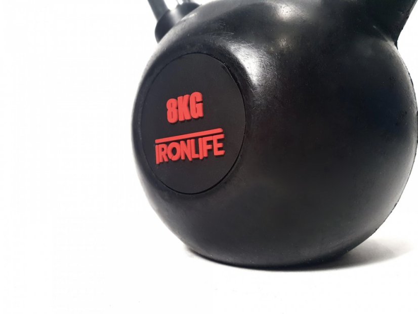 Činka IRONLIFE 8 kg, pogumovaná